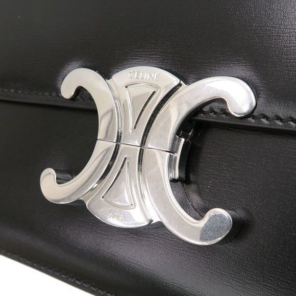 Celine Teen Triomphe Bag Shiny Calfskin - Picture 3 of 9